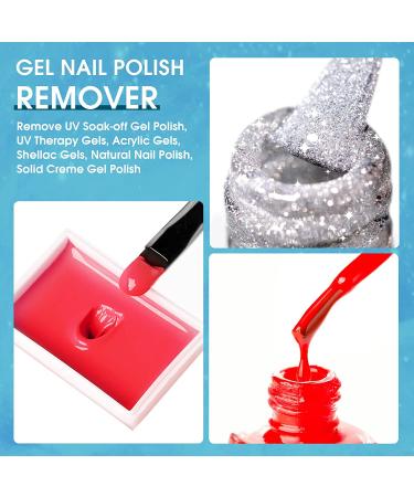 AIBRIT Gel Nail Polish Remover 2 Pack Set 0.5 fl oz./15ml - Quick & Easy Removal - Buy Online on GoSupps.com