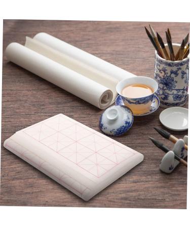 CORHAD 100pcs Grid Rice Paper Painting Paper Picture Paper Calligraphy Supply Quarto Art Paper X32 - Buy Online on GoSupps.com