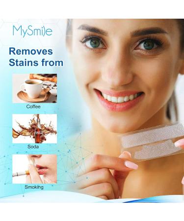 MySmile Teeth Whitening Kit - 14 Non-Sensitive Strips for Fast, Natural Whitening - Buy Online on GoSupps.com