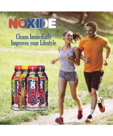 NOXIDE Natural Detox Body Formula with Turmeric & Milk Thistle | Deep Cleansing (Kiwi Strawberry) | 16oz Bottle - Buy Online on GoSupps.com