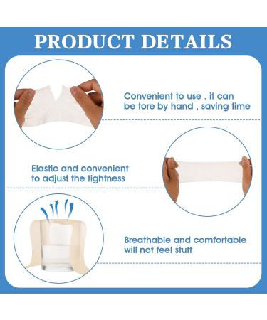 ZCFOIKAN Soft Sports Tapes 4 Rolls Pre Wrap Tape Foam Underwrap Tape Non-Adhesive Protective Foam Wrap for Hair Ankles Wrists Hands and Knees 2.4 Inches x 22 Yards(Beige) - Buy Online on GoSupps.com