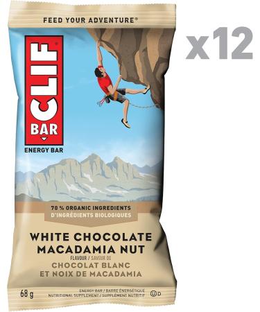 CLIF BAR - Energy Bars - White Chocolate Macadamia and Chocolate Chip Flavours - (68 Gram Protein Bars 24 Count) White Chocolate Macadamia Energy Bars + Chocolate Chip - Buy Online on GoSupps.com