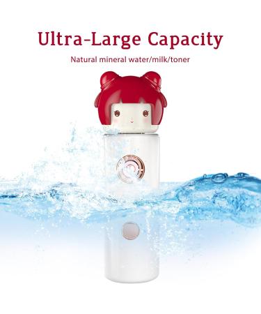 Nano Facial Mister 30MLPortable Facial Spray Mist Bottle Mini Face Mister Handy Mist Sprayer Facial Mister Mini Steamer USB Rechargeable Mini Beauty Device for Skin Care Facial Hydration - Buy Online on GoSupps.com