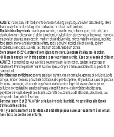 Materna Nestle Prenatal Postpartum Vitamin & Mineral Supplement 100 Tablets - 100 Count - Buy Online on GoSupps.com