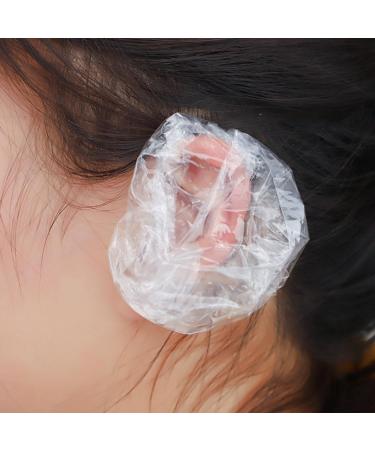 Nitaiun 300 Pcs Transparent Disposable Ear Protectors - Waterproof Ear Covers for Hair Coloring & Showers | Hair Salon Essential - Buy Online on GoSupps.com