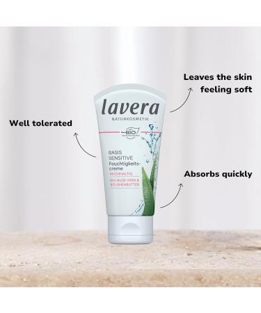 Lavera Basis Sensitiv rich moisturizing cream bio ENIT 50ml - Buy Online on GoSupps.com