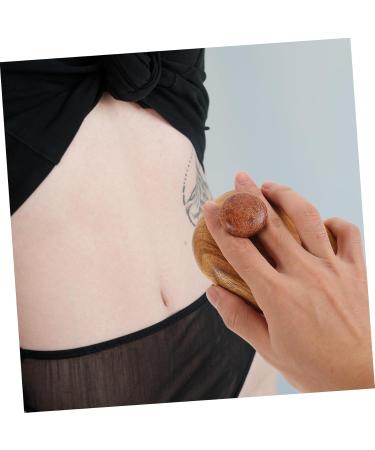 Tovinanna Sandalwood Meridian Brush & 12 Pearl Thigh Massager | Gua Sha Wood Spa Tools for Body Massage & Femininity - Buy Online on GoSupps.com