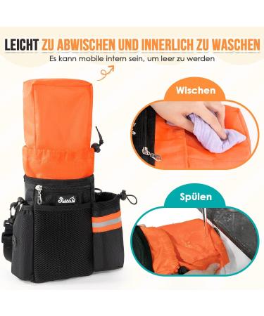 Slowton Dog Training Treats Bag | Large Capacity Snack Pouch with Reflective Stripes for Hands-Free Walking & Training Ideal for Dogs - Buy Online on GoSupps.com
