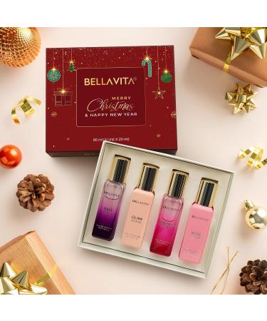 BELLAAVITA Women's Perfume Gift Set 4 x 0.68 fl oz Senorita Date Glam Rose - Buy Online on GoSupps.com