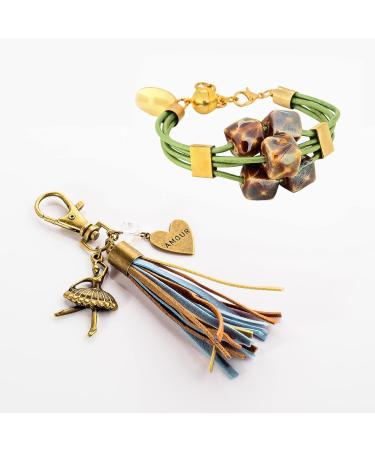 Harfington 5pcs Cord End Cap Set with Lobster Claw Clasp for DIY Bracelets - Silver Tone - Buy Online on GoSupps.com