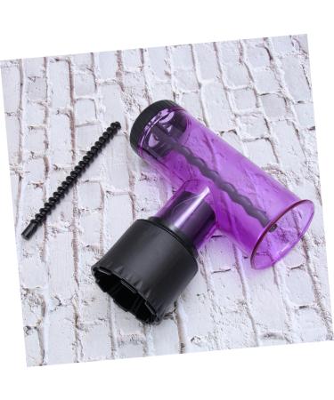 Baluue Dryer Mouth Cover Electric Hot Rollers Heating Hair Straighteners Hairdressing Roller Purple 18*8.5cm Purple - Buy Online on GoSupps.com