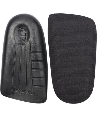 Footinsole Heel Cushion Height Insoles - Comfortable Mesh Black | Increase Height Instantly | Shoe Lifts for 1 Inch Gain - Buy Online on GoSupps.com