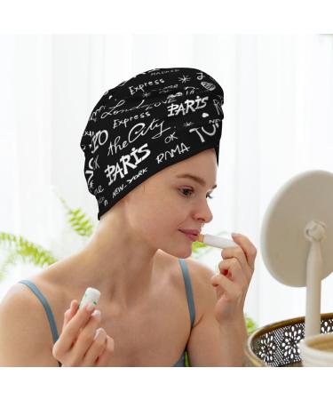 Travel the World Microfiber Hair Towel | Super Absorbent Quick Dry Coral Velvet Wrap for Long Curly & Thick Hair | Ideal for Women - Buy Online on GoSupps.com