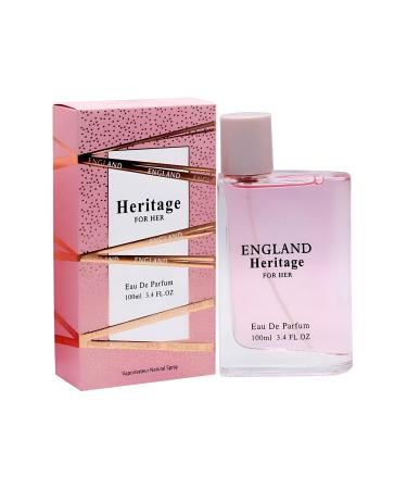 England Heritage Women Perfume Long Lating Eau De Parfum Fresh And Trendy Natural Spray Fragrance For Effortless Chic 3.4 Fl Oz For Daily Used England Heritage 3.4 Fl Oz (Pack of 1)