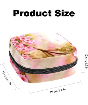 Buy Stylish Storage Bags for Women's Bandages & Menstrual Cups | Spring Flower Designs | Portable & Convenient - Buy Online on GoSupps.com