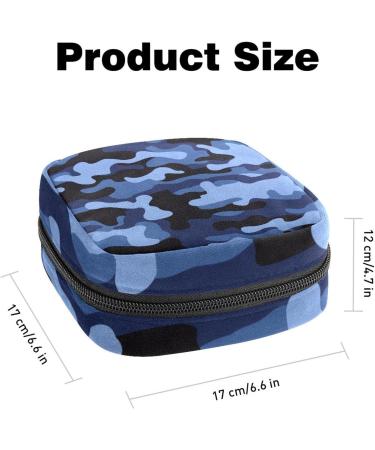 Women's Camouflage Menstrual Cup Bag - Large Capacity Travel Organizer for Makeup & Storage - Buy Online on GoSupps.com