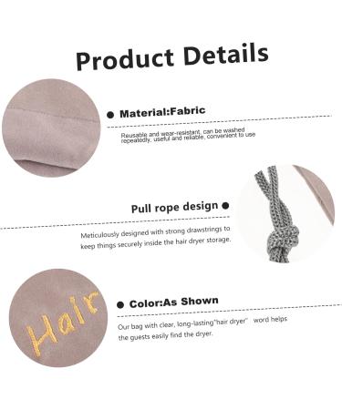 Baluue 5pcs Hair Dryer Organizers Bag Brush Bag Travel Hair Dryer Bag Drawstring Bags Portable Deyer Cloth - Buy Online on GoSupps.com