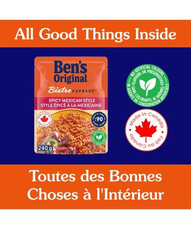 BEN'S ORIGINAL BISTRO EXPRESS Spicy Mexican Style Rice Side Dish 240g Pouch Spicy Mexican Style 1 - Buy Online on GoSupps.com