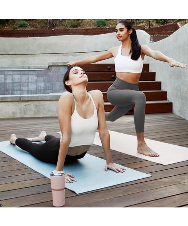 FULLSOFT 3 Pack High Waisted Tummy Control Capri Leggings for Women - Black Workout Yoga Pants - Large-X-Large - Buy Online on GoSupps.com