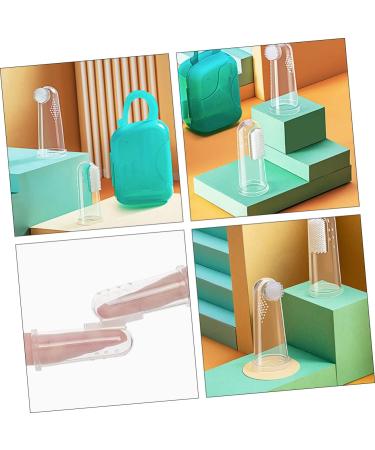 Minkissy Finger Toothbrush Set - Portable Gum Brushes for Babies & Pets | Gentle Cleaning for Toddlers & Infants - Buy Online on GoSupps.com