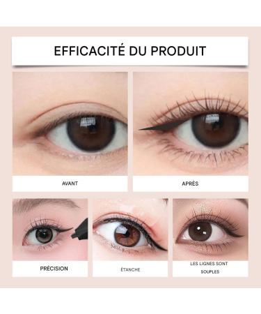 Women's Eye Corner Stamp | Double-Tipped Eye Corner Wing Stamp for Makeup Creamy Gel Precise Template Daily Cosmetics for Beginners Mothers Women - Buy Online on GoSupps.com