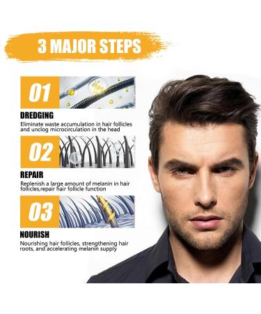  MagiSel Polygonum Multiflorum Shampoo natural Polygonum for black and thick hair anti-hair loss promotes hair growth and prevents hair loss - Buy Online on GoSupps.com