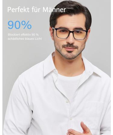 Buy ANRRI Blue Light Blocking Computer Glasses - Anti-Eye Strain & Glare Protection for Screen Use - Buy Online on GoSupps.com