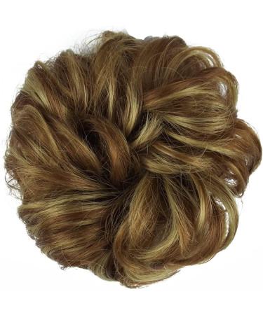 BARSDAR Hair Bun Extensions - Brown & Blonde Ponytail Updo Scrunchies for Women - Buy Online on GoSupps.com