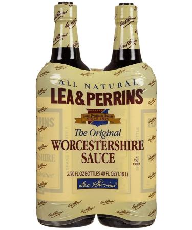 Lea & Perrins Worcestershire Sauce All Natural Kosher - Pack of 2 Bottles - 20oz Each ! 20 Fl Oz (Pack of 2)