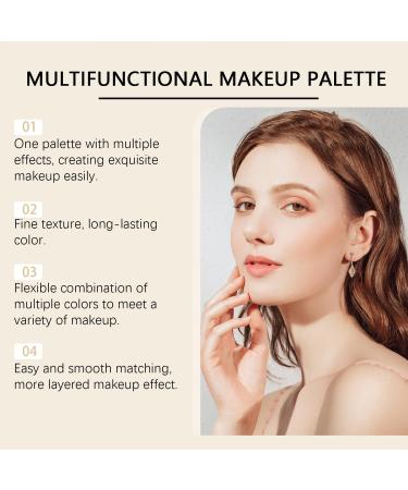  DALE YOU All-in-one 6-in-1 baked makeup palette with bronzer blush and highlighter gift box and travel kit (#1 176 g) - Buy Online on GoSupps.com