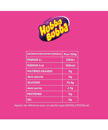 Hubba Bubba - Fancy Fruits Chewing Gum - 12 packs of 56g - 672g - Buy Online on GoSupps.com