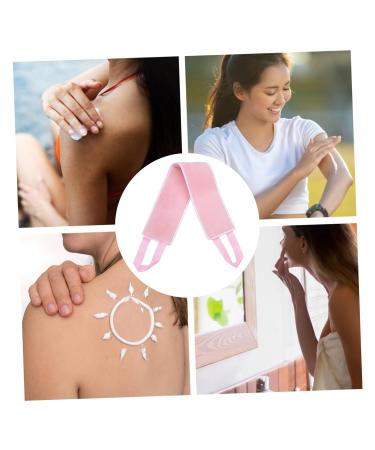 Mikinona Self Tanner Back Applicator Band Easy Lotion Applicator for Back Sunless Tanning Tool Flocking Non-slip for Body Lotions Sunscreen - Buy Online on GoSupps.com