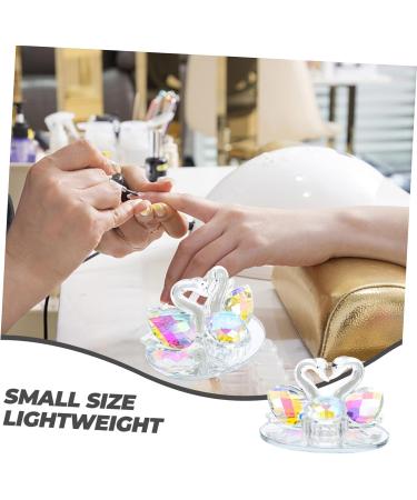 Ipetboom 1pc Nail Art Crystal Cup Manicure Supplies Clear Nail Polish Crystal Nail Cup Nail Art Liquid Bowl Crystal Nail Art Cup Manicure Glass Cup Powder Plate Acrylic Crystal K5 - Buy Online on GoSupps.com