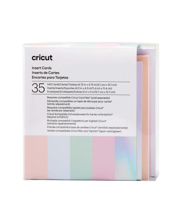 Cricut Insert Cards S40, Create Depth-Filled Birthday Cards, Thank You Cards, Custom Greeting Cards at Home, Compatible with Cricut Joy/Maker/Explore Machines, Princess Sampler (35 ct)