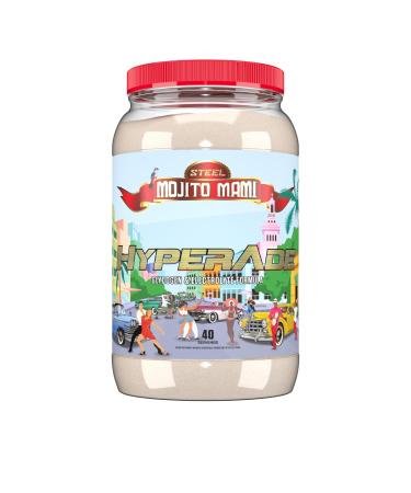 Steel Supplements HyperAde | Fast Absorbing Carbohydrate Powder | Added Essential Amino Acids | Glycogen and Electrolyte Formula | Pre Intra Post Workout | 40 Servings | Mojito Mami (1280g)