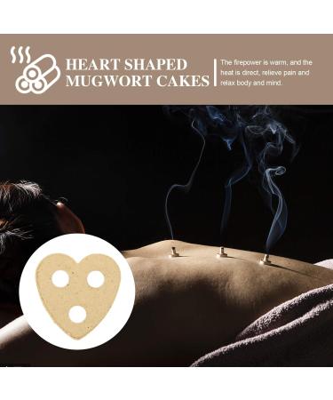 EXCEART 10pcs Ai Cake Stickers - Chinese Acupuncture Heat Therapy Moxa Care for Wellness | 3X 2.8cm - International Shipping - Buy Online on GoSupps.com