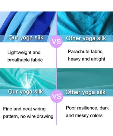 SAIVEN 10m Aerial Silks Equipment - Premium Yoga Swing Set  Aerial Yoga Hammock kit  Yoga Starter Kit  Aerial Dance Equipment(L: 10m x W: 2.8m) Gradient Pink - Buy Online on GoSupps.com