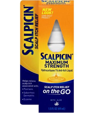 Scalpicin Max Strength Scalp Itch Treatment, 1.5 Ounce (Pack of 1) 1.5 Fl Oz (Pack of 1)