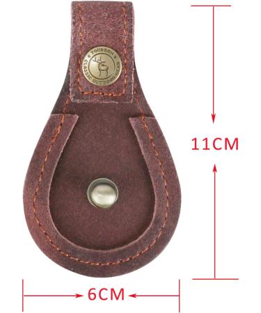 Tourbon Hunting Shooting Brown Real Leather Toe Protector Pad - Premium Barrel Rest for Precision & Comfort - Buy Online on GoSupps.com