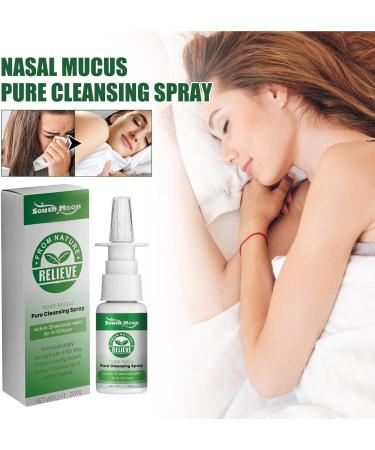 Saline Nasal Spray Sterile Saline Nasal Mist 20ml Nasal humidifier for children and adults nasal spray for nose Duqulle - Buy Online on GoSupps.com