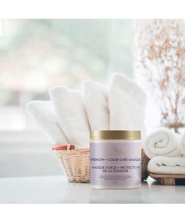 SheaMoisture Purple Rice Water Strength + Color Care Masque 8 oz | Nourish & Protect Color-Treated Hair - Buy Online on GoSupps.com