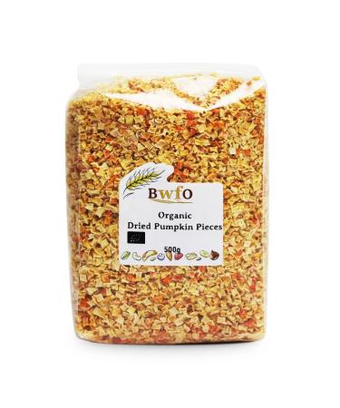 Organic Dried Pumpkin Pieces 500g (BWFO)