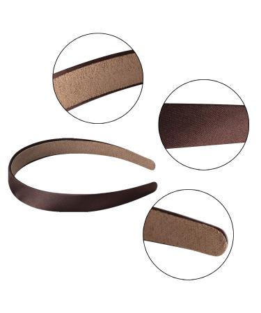 Duufin 22 Satin Headbands Set - Non-Slip Plain Hair Accessories for Women and Girls - DIY Headbands in 22 Multicolored Shades - Buy Online on GoSupps.com