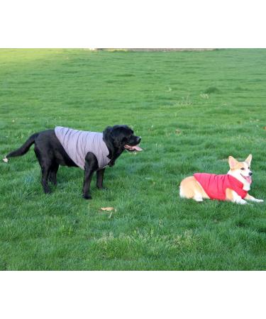 Warm Fleece-Lined Dog Vest for Winter | Extra Soft Windproof XXX-Large Red - Hundaog - Buy Online on GoSupps.com