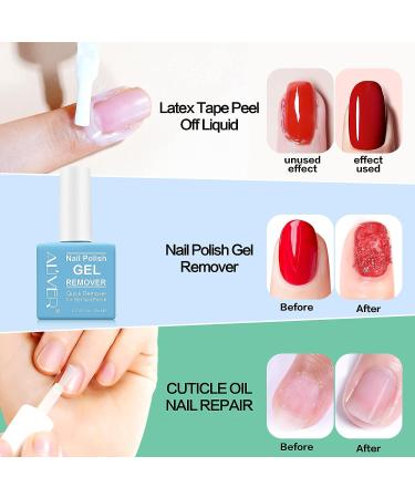 Quick Gel Nail Polish Remover Kit | Remove Gel Polish in 3-5 Minutes | Includes Cuticle Oil & Latex Tape | Easy & No-Soak Gel Remover - Buy Online on GoSupps.com