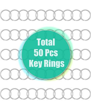 sprookber 100pcs Metal Lobster Claw Clasp with Key Ring  Keychain Rings for Crafts  Key Jewelry DIY Crafts  Lanyard Clips snap Hook  Swivel Clasps Clip (Claw Clasp 50pcs+Key Ring 50pcs) 1.2inch(32mm) - Buy Online on GoSupps.com