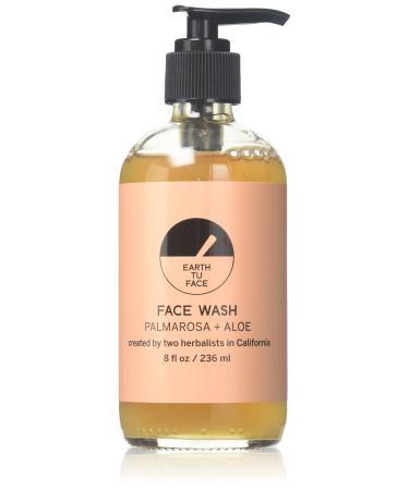 Earth Tu Face Organic Palmarosa + Aloe Face Wash