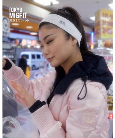 Tokyo MISFIT - Japanese Headbands for Men & Women | Welding Training Yoga Fashion Running Sports Basketball Bandana - Japanese Cube (White) - Buy Online on GoSupps.com