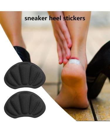 Extra Soft Heel Cushions for Loose Shoes | Prevent Heel Slip & Blisters | Comfortable Heel Inserts for Men & Women - Black - Buy Online on GoSupps.com