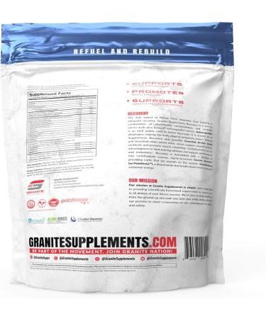 Granite Recovery Intra-Workout (Watermelon) for Max Performance & Muscle Growth | Enhanced Recovery & Stress Relief | Essential Amino Acids + Cluster Dextrin + Sensoril | Gluten & Soy Free | Made in USA - Buy Online on GoSupps.com